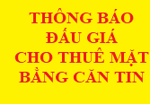 THÔNG BÁO ĐẤU GIÁ TÀI SẢN CHO THUÊ MẶT BẰNG CĂN TIN TẠI TRUNG TÂM Y TẾ HUYỆN KẾ SÁCH